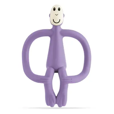 Matchstick Monkey Teething Toy and Gel Applicator rágóka 2in1 kefével Purple 1 db