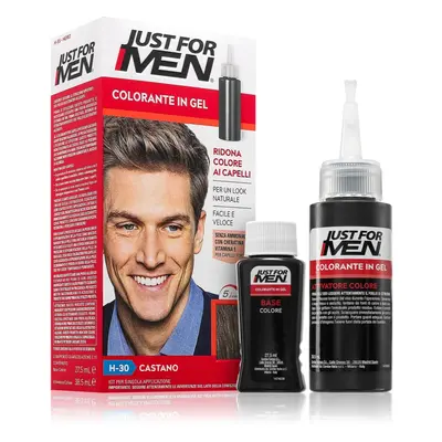 Just for Men Color Kit színező hajfesték uraknak árnyalat H-30 Light Medium Brown 1 db