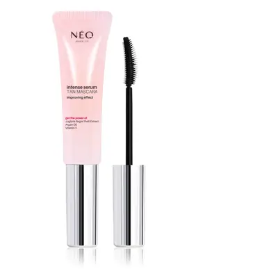 NEO MAKE UP Intense Serum Tan Mascara erősítő szempillaspirál regeneráló hatással árnyalat Black