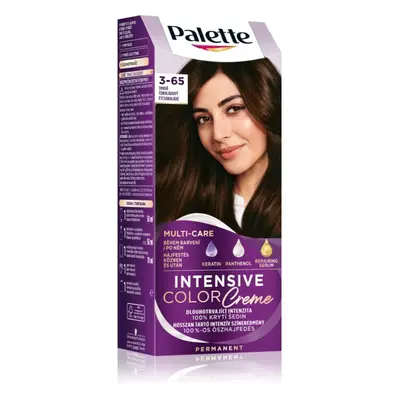 Schwarzkopf Palette Intensive Color Creme tartós hajfesték árnyalat 3-65 (W2) Dark Chocolate 1 d