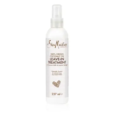 Shea Moisture 100% Virgin Coconut Oil öblítést nem igénylő hidratáló ápolás spray -ben 237 ml