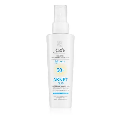 BioNike Aknet Sun ápoló arckrém az aknés bőrre SPF 50+ 50 ml