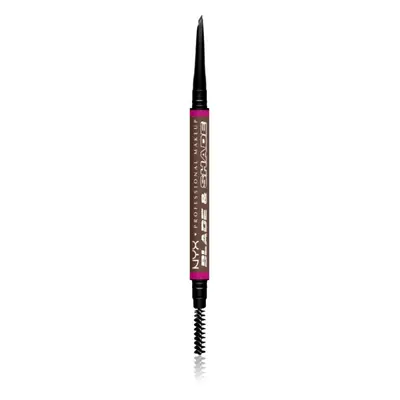 NYX Professional Makeup Blade & Shade szemöldök ceruza kefével árnyalat 09 Brunette g