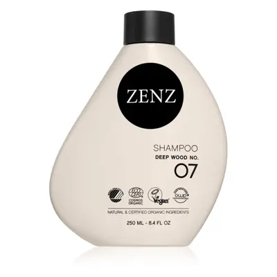 ZENZ Organic Deep Wood No. 07 erősítő sampon érzékeny fejbőrre 250 ml