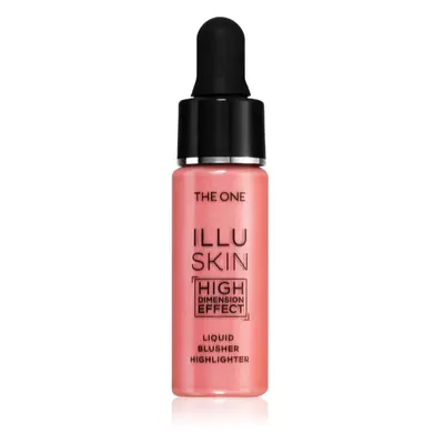 Oriflame The One IlluSkin élénkítő arcpirosító 2 az 1-ben árnyalat Soft Pink 15 ml