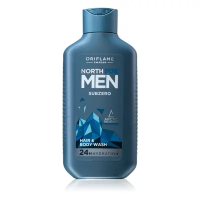 Oriflame North for Men Subzero sampon és tusfürdő gél 2 in 1 uraknak 250 ml