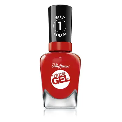 Sally Hansen Miracle Gel™ géles körömlakk UV/LED lámpa használata nélkül árnyalat 402 Red Betwee