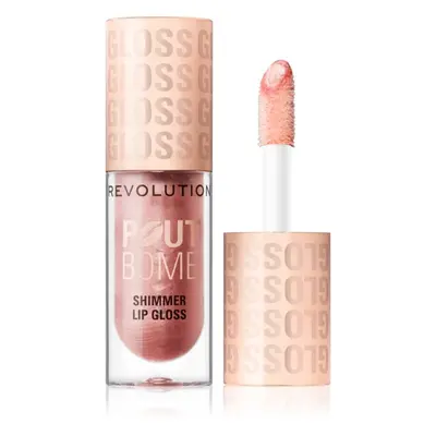 Makeup Revolution Shimmer Gloss csillogó ajakfény árnyalat Shine Pink 4.5 ml