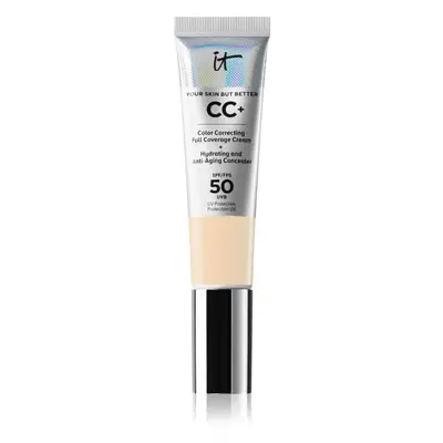 IT Cosmetics Your Skin But Better CC+ fedő hatású alapozó SPF 50+ hölgyeknek Light 32 ml