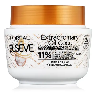 L’Oréal Paris Elseve Extraordinary Oil Coconut tápláló hajpakolás kókuszolajjal normál, száraz é