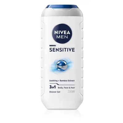 NIVEA MEN Sensitive tusfürdő gél uraknak 250 ml