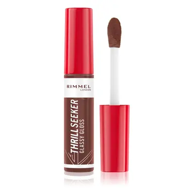 Rimmel Thrill Seeker Glassy Gloss dúsító ajakfény árnyalat 800 Chocolate Glaze 10 ml