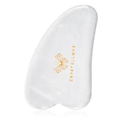 Crystallove Clear Quartz Gua Sha masszázs szegédeszköz 1 db