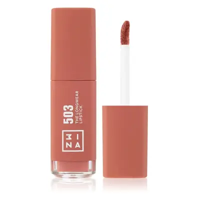 3INA The Longwear Lipstick hosszantartó folyékony rúzs árnyalat 503 - Nude 6 ml