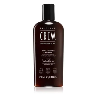 American Crew Daily Silver Shampoo sampon fehér és ősz hajra 250 ml