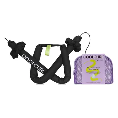 GLOV CoolCurl Heatless Haircurling Tool hajkiegészítő hullámok formázására kozmetikai táska Blac