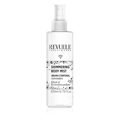 Revuele Shimmering Body Mist élénkítő permet testre árnyalat Silver 200 ml