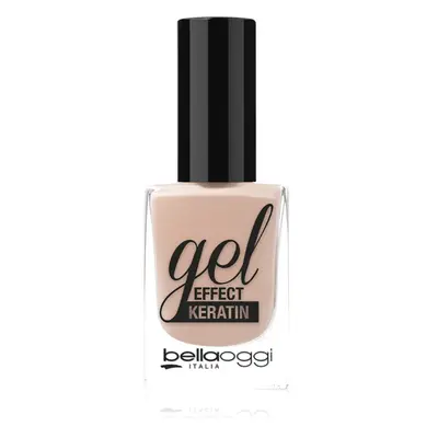 bellaoggi Gel Effect Keratin Nail Polish körömlakk árnyalat Nude Look 10 ml