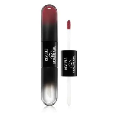 Revuele 2IN1 Lip Gloss & Oil ajakfény 2 az 1-ben árnyalat 09 7 ml