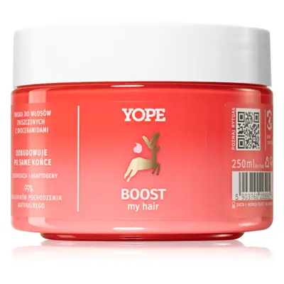 Yope BOOST my hair helyreállító hajpakolás töredezett, károsult hajra 250 ml