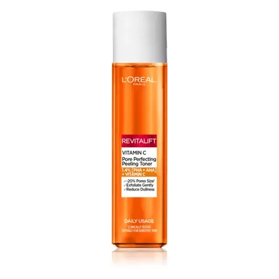 L’Oréal Paris Revitalift Vitamin C élénkítő tonik a pórusok méretének csökkentésére 180 ml