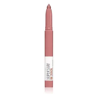 MAYBELLINE NEW YORK SuperStay Ink Crayon rúzsceruza árnyalat 105 On The Grind 1.5 g