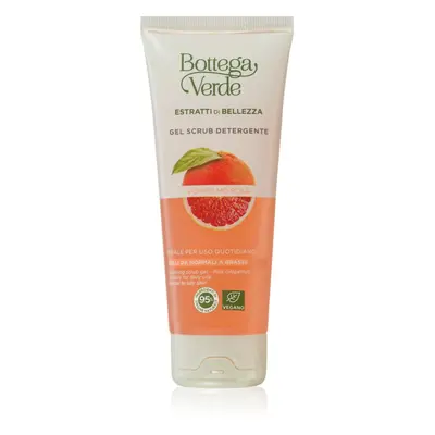 Bottega Verde Pink Grapefruit tisztító peelinges gél normál és zsíros bőrre 100 ml