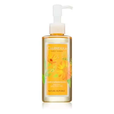 NATURE REPUBLIC Forest Garden Calendula Cleansing Oil gyengéden tisztító olaj kombinált és zsíro