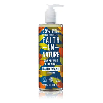 Faith In Nature Grapefruit & Orange természetes folyékony kézszappan 400 ml