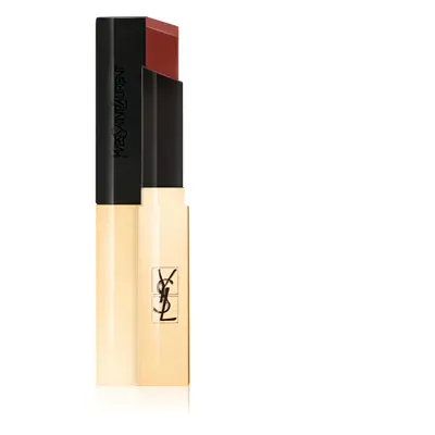 Yves Saint Laurent Rouge Pur Couture The Slim vékony mattító rúzs bőr hatással árnyalat 416 Psyc