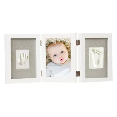 Happy Hands Triple Frame baba kéz- és láblenyomat-készítő szett 3 x 17×22 cm