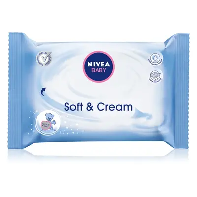 NIVEA BABY Soft & Cream tisztító törlőkendő 57 db