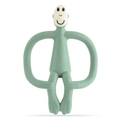 Matchstick Monkey Teething Toy and Gel Applicator rágóka 2in1 kefével Mint Green 1 db