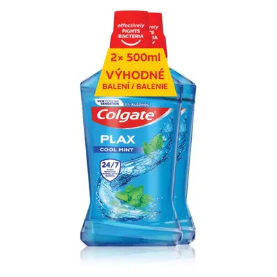 Colgate Plax Cool Mint gyógynövényes szájvíz 2x500 ml