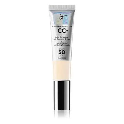 IT Cosmetics Your Skin But Better CC+ fedő hatású alapozó SPF 50+ hölgyeknek Fair 32 ml