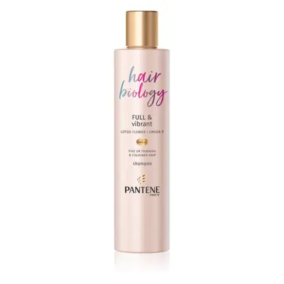 Pantene Hair Biology Full & Vibrant tisztító és tápláló sampon a gyenge hajra 250 ml