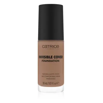 Catrice Invisible Cover Foundation hosszan tartó és erősen fedő alapozó matt hatással árnyalat 0