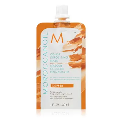 Moroccanoil Color Depositing gyengéd tápláló maszk tartós színes pigmentekkel Copper 30 ml