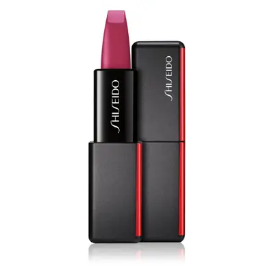 Shiseido ModernMatte Powder Lipstick matt púderes ajakrúzs árnyalat 518 Selfie (Raspberry) 4 g