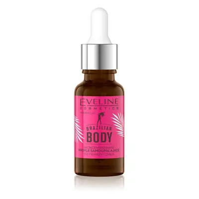 Eveline Cosmetics Brazilian Body önbarnító cseppek arcra és testre 18 ml