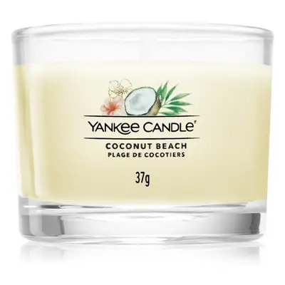 Yankee Candle Coconut Beach viaszos gyertya glass 37 g