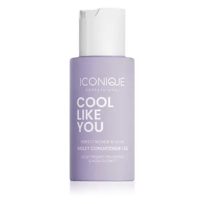 ICONIQUE Professional COOL LIKE YOU Perfect Blonde & Silver Violet kondicionáló semlegesíti a sá