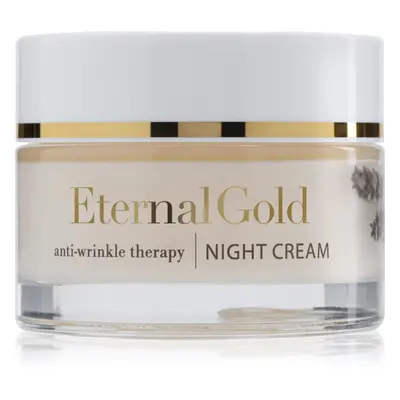 Organique Eternal Gold Anti-Wrinkle Therapy éjszakai ránctalanító krém száraz és érzékeny bőrre 