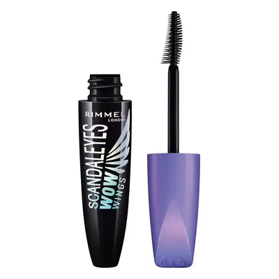 Rimmel ScandalEyes WOW Wings dúsító és göndörítő szempillaspirál árnyalat 003 Extreme Black 12 m