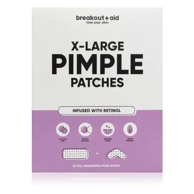 My White Secret Breakout + Aid X-Large Pimple Patches helyi ápolás pattanásos bőrre szalicilsavv