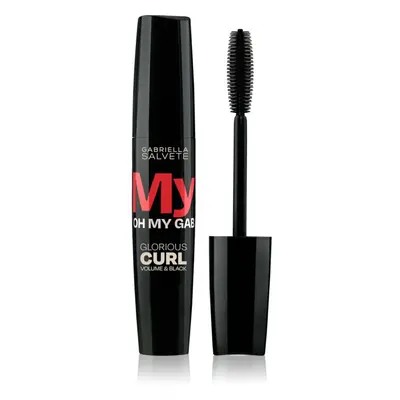 Gabriella Salvete Oh My Gab! My Curl dúsító és göndörítő szempillaspirál árnyalat Black 14 ml