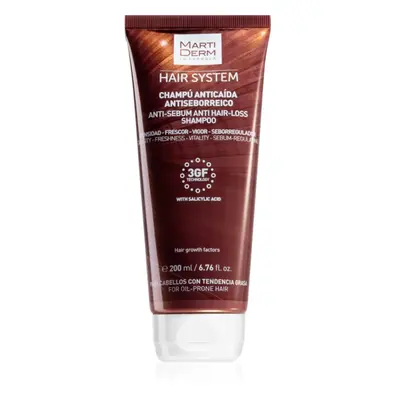 MartiDerm Hair System hajhullás elleni sampon zsíros fejbőrre 200 ml