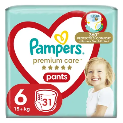 Pampers Premium Care Pants Extra Large Size 6 eldobható nadrágpelenkák 15+ kg 31 db