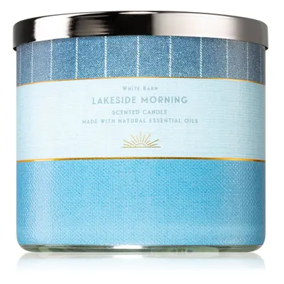 Bath & Body Works Lakeside Morning illatgyertya esszenciális olajokkal 411 g