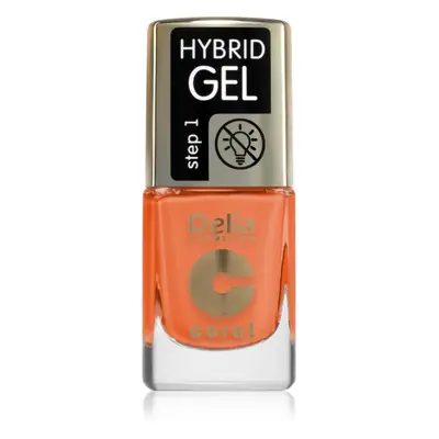 Delia Cosmetics Coral Nail Enamel Hybrid Gel géles körömlakk árnyalat 143 11 ml